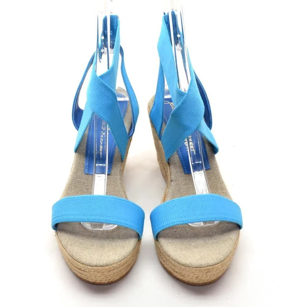 Jean-Michel Cazabat Espadrille Wedge Sandals 40